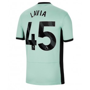 Lacne Muži Futbalové dres Chelsea Romeo Lavia #45 2023-24 Krátky Rukáv - Tretina